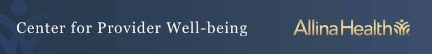 Center for Provider Well-being - Peer Support Facilitator Training 2026 Banner
